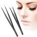 Stainless Steel Eyelashes Grafting Tweezers Makeup Tweezers Tool for Eyelashes Extension Nail Art Decoration for Professional Salon or Home Use(3#) - Buy Online on SooperMarket.com