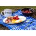 Petromax Enamelware Dinnerware Plates - Pack of 2 | Lightweight Enameled Steel Tableware for Kitchen and Camping | Ideal for Hot or Cold Food | White - Buy Online on SooperMarket.com