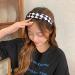 Black and White Plaid Padded Headband for Women - Buffalo Check Hairband for Christmas Party - Buy Online on SooperMarket.com