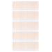 5Pcs Silicone Scar Sheets CICA Care Gel Sheet Wound Dressings Wound Repair Desalination Strip for Surgery Injury Burns Scars