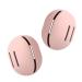 FERYES 2 PCS Makeup Sponge Holder - Silicone Beauty Blender Case Makeup Sponge Holder for Travel Pink 2 Pcs