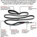Halti Active Dog Leash with Neoprene Padding | 3m Reflective Shock Absorption Freehand Design for Running with Medium & Large Dogs - Size Large Black - Buy Online on SooperMarket.com