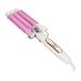 3 Barrel Curling Iron Wand Lasting Waves Adjustable Temperature Ceramic Material Flexible Suitable for All Hairstyles (US Plug)