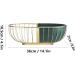 Fruit Basket Bowl Metal Fruit Plate Modern Hollow Double Basket Art Fruit Bowl Home Living Room Kitchen Storage Fruit Dish Restaurant Desktop Snack Bowl Fruit Bowls - Buy Online on SooperMarket.com