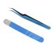 Eyelash Tweezers Ergonomic Beauty Tweezers Small Stainless Steel Flexible for Nail Technicians at Home (Slanted Tweezers)