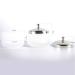 Frosted Glass Dappen Dish with Lid - Nail Art Acrylic Liquid Powder Container - Buy Online on SooperMarket.com