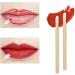 50 Pcs Lip Brushes Lip Gloss Wands Lipstick Brush Applicators Lipstick Testers Sticks Makeup Applicator Beauty Tool with Wooden Handle - Buy Online on SooperMarket.com
