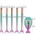 Funfunman 11PCS Makeup Brushes Set - Mermaid Colorful Cosmetic Brushes - Buy Online on SooperMarket.com