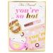 Too Faced Hot Cocoa Bronzer & Lip Gloss Set with Makeup Bag - Christmas Cocoa Lip Gloss & Face Bronzer Combo - Buy Online on SooperMarket.com