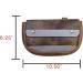 Hide & Drink Durable Leather Reflective Bike Pannier - Bourbon Brown - Buy Online on SooperMarket.com