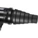 Aluminium Conical Studio Snoot Kit with Grid, Filters for Bowens Mount Flash Light - Buy Online on SooperMarket.com