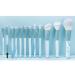 DFHBFG 12 Makeup Brushes Set Complete Set of Loose Powder Brushes Beauty Tools Eyeshadow Set Blade Brushes 1 D