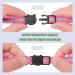 Hepplly 6-Pack Dark Pink Cat Collars - Quick Release Reflective Kitten Collars with Bell | International Shipping - Buy Online on SooperMarket.com