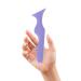 SHANPIN Silicone Mascara Shield  5 in 1 Silicone Eyeliner Stencils Reusable Winged Liner for Multi-Purpose Makeup Tool  Waterproof Makeup Wingtip Eyeshadow Brush Eyebrow Kit Stencil.(5 in 1 Purple)