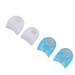 Anggrek Gel Toe Separators - 6 Pairs Silicone Relief Bunion Pain Corrector for All Shoes - Blue/White - Buy Online on SooperMarket.com