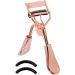 Eyelash Curler with Comb - Metal Lash Curler with Refill Pads | Precision Eye Makeup Tool for Women & Girls - Buy Online on SooperMarket.com