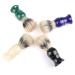 Premium Green Hair Shaving Brush | Bristle Safety Neck Sweep & Beard Grooming - International Shipping Available - Buy Online on SooperMarket.com