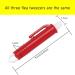 PKQtop Tick Remover Set for Dogs & Cats - 3 Pack Safe Tick Tweezers for Quick Removal | Ideal for Pets & People - Buy Online on SooperMarket.com