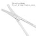 Professional Nose Hair Scissors - Stainless Steel Round Safety Tip Grooming Scissors for Men | Moustache Beard Eyebrow Trimmer - Buy Online on SooperMarket.com