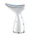 VOFEL Facial Neck Massager for Skin Care Electric Face Neck Lifting Massager with 45 Heat & 3 Massage Modes for Wrinkles Facial Massager(White)