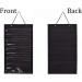 LYFFXYH Martial Arts Belts Organizer - Hanging Medal Display Rack for 8 Belts | Karate Belt Holder in Dust-Proof Black - Buy Online on SooperMarket.com