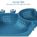 Vicloon Baby Suction Plate - Silicone Toddler Plate for Self Feeding Training - Non Slip Divided Plate for Highchairs - Dark Blue - Buy Online on SooperMarket.com
