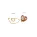 Gold Baby Pacifier Set with Rhinestones - Lightweight Pacifier for 6-18 Months (Letter A) - Perfect for Home Use - Buy Online on SooperMarket.com