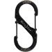 Nite Ize - LSB4-01-R3 LSB4-11-R3 S-Biner Slide Lock Carabiner, Black, #4