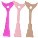 PLAFOPE 3pcs Eyeliner Eyeshadow Baffle Silicone Molds Shield for Eyeliner Eyelash Mascara Shield Makeup Set