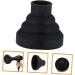 Universal Silicone Hair Dryer Diffuser | Curl Diffuser Attachment for Curly Hair | Hair Care Accessory (13.8x13.8cm Black - Buy Online on SooperMarket.com