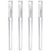 Silicone Lip Brushes Portable Lipstick Applicator Wands Mini Lip Scrub Brush for Lip Gloss 4PCS Lipstick Brush