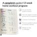 Bodyweight Home Workout Journal: 13-Week Program | No Equipment Needed Fitness Planner - Buy Online on SooperMarket.com