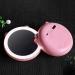 5200MAh Portable Mini Mobile Power Portable Mirror Wireless USB Charging with LED Lighting Mini Vanity Mirror Travel Sensing Lighting-Pink - Buy Online on SooperMarket.com
