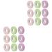 minkissy 18 Rolls Lash Tape Lash Extension Adhesive Lashes Tape False Lash Adhesive Tape Beauty Tools Eye Skin Tape Cosmetic Extension Sticker Non-woven Fabric