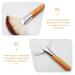 FRCOLOR 4pcs Fluffy Makeup Brushes Set - Soft Short Handle Fan Brushes for Facials & Makeup Tools - Assorted Colors - Buy Online on SooperMarket.com