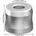 AMOYER SHIAL READ Aluminum Alloy Shaving Stand for Men - Stylish Bathroom Metal Grooming Holder - Buy Online on SooperMarket.com