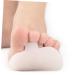 HEALLILY Gel Bunion Toe Spreader & Separator for High Heels - Foot Straightener & Forefoot Pad in White (Pair) - Buy Online on SooperMarket.com