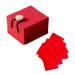 Jowxsx Red Ancient Chinese Lipstick Paper Red Lip Gloss Point Lipstick Paper Makeup Rouge Paper with Red Box Women Cosmetic Tool for Beauty and Personal Care