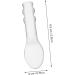 WOFASHPURET Stainless Steel Spoon Facial Cosmetic Spoon Glass Octopus Ornament Anti Wrinkle Eye Cream Mini Spoons Mini Scoops Clay Blenders Facial Cream Spoons Make up Baby Scraper 6.5x2x0.2cm Silver - Buy Online on SooperMarket.com