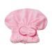 HAPINARY Elastic Shower Quick Dry Head Turbans Shower Cap for Microfiber Washcloth Turbans for Women Hair Ties Shower Head Towel Microfiber Hair Drying Cap Pink Women's Cute Hijab Pink medium