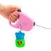 Ferplast Flippy One Dog Leash - Roller Leash for Small Dogs Up to 12 kg 4.5 m Cord One-Button Lock Purple & Pink | International Shipping - Buy Online on SooperMarket.com