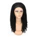 Lady Miranda Headband Wigs Dreadlock Wigs for Black Women and Men Black Color Medium Twist Wigs Afro Synthetic Dreadlock Wig Headband Dreadlock Wig