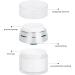 2PCS Airless Pump Bottles | Refillable Moisturizer Dispenser Set - 50ml Travel Size | Portable Vacuum Cream Jar for Cosmetic Storage - Buy Online on SooperMarket.com