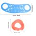 V Shape Face Lifting Mask - Double Chin Reducer & Facial Tightening Band | Slimming Silicone Lip Exerciser - Buy Online on SooperMarket.com