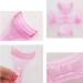 KALLORY 3 in 1 Mascara Applicator Tool - Upper & Lower Eye Lash Guard, Plastic Helper Guide for Makeup - Pink - Buy Online on SooperMarket.com