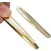 Desikixudy Eyebrow Tools Stainless Steel Plucking Eyebrows Tweezers Tweezer Oblique Brow Clip Eyebrow Shaping Pliers Gold - Buy Online on SooperMarket.com