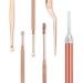 Portable Ear Cleaner Stainless Steel Ear Spoon Set Stainless Steel Ear Wax Remover Reusable Stainless Steel Ear Wax Remover Set Ear Wax Easily Removed Ideal for Personal and Home Use Gold - Buy Online on SooperMarket.com