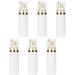 Plastic Airless Pump Bottles Refillable Lottion Bottle Soap Dispenser for Travel 6PCS(Gold) - Buy Online on SooperMarket.com