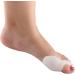 Bunion Cushion Protector 1 Pair - Silicone Toe Spreader & Straightener for Women Men | White Bunion Corrector Foot Pad - Buy Online on SooperMarket.com