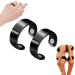 Cricia Lymphdrainage Magne Ring 2-pack lymphatic drainage magnet ring weight loss slimming magnet ring Elegant magnetic open ring men and women